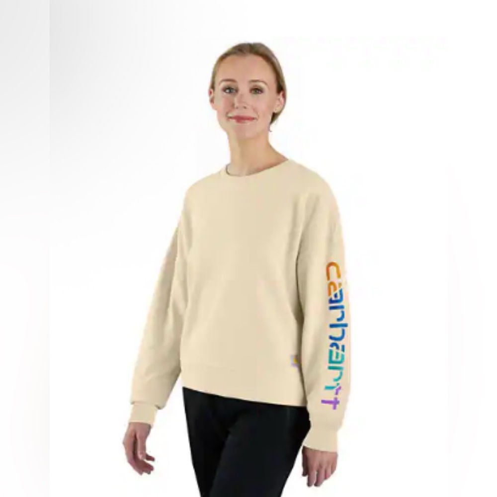 CARHARTT Loose Fit Sleeve Graphic Sweatshirt